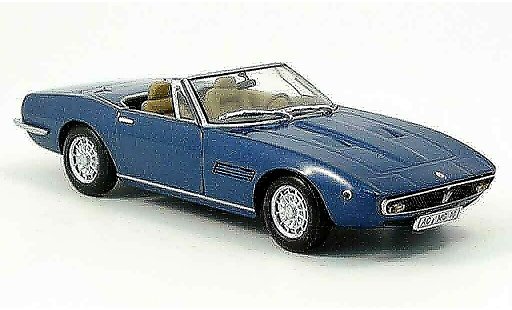 Maserati Ghibli spyder 1/43 Minichamps blue 1969 diecast model cars