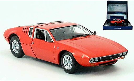 De Tomaso Mangusta Coupe 1/43 Minichamps red motorhaube zum offnen 1969 diecast model cars