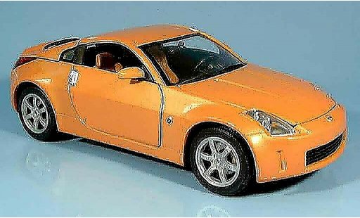 Nissan 350Z Base 1/18 Yat Ming coupe orange 2003 diecast model cars