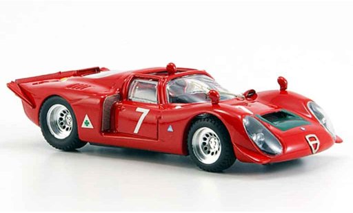 Alfa Romeo 33.2 spyder 1/43 Best 1968 no.7 facetti biscaldi mugello diecast model cars