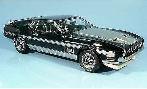 Ford Mustang Mach 1 1/18 Autoart i black/grey diecast model cars