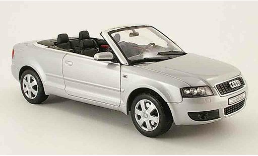 Audi A4 cabriolet 1/18 Welly grey 2002 diecast model cars