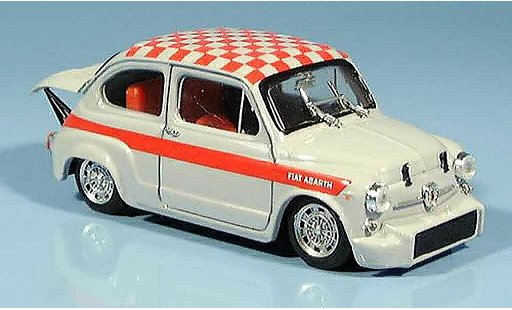 Fiat Abarth 1000 Berlina Corsa 1/43 Brumm red grey 1966 diecast model cars