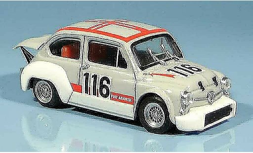Fiat Abarth 1000 Berlina Corsa 1/43 Brumm Gr. 2 70 No.116 Svolte di Popoli 1970 diecast model cars