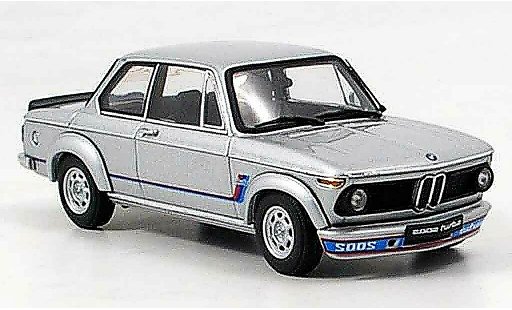 Bmw 2002 Turbo 1/43 Autoart grey metallisee 1973 diecast model cars