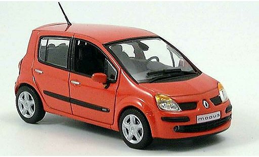 Renault Modus Base 1/43 Norev red orange 2004 diecast model cars