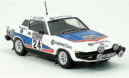 Triumph TR7 1976 1/43 Trofeu RAC No. 24 Culcheth Syer diecast model cars