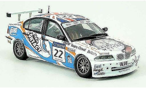 Bmw 320 etcc 1/43 Spark E46 si No. 22 2002 diecast model cars