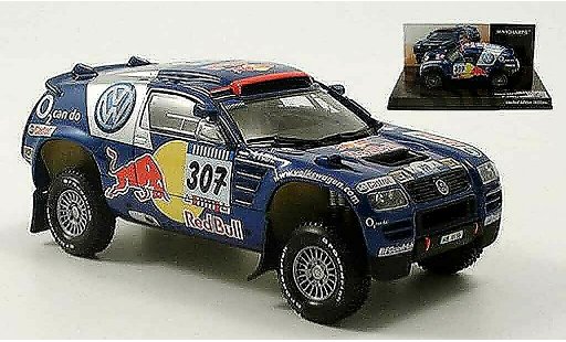 Volkswagen Touareg Dakar 1/43 Minichamps rallye saby perin 2005 diecast model cars