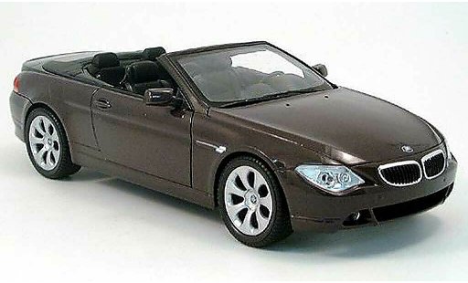 Bmw 645 Cabriolet 1/18 Welly E64 ci red 2004 diecast model cars