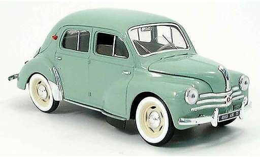 Renault 4CV Base 1/18 Solido grey 1954 diecast model cars