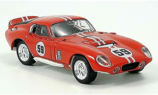 Shelby Daytona Coupe Base 1/43 Yat Ming No.59 red 1965 diecast model cars