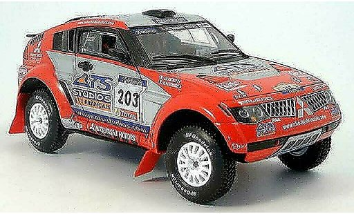 Mitsubishi Pajero Evolution 1/18 Solido no.203 ats rallye dakar 2004 diecast model cars