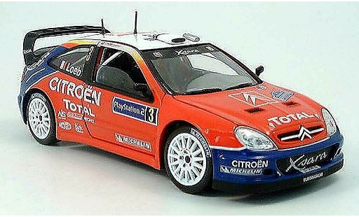 Citroen Xsara WRC 2004 1/18 Solido no.3 total winner tour de corse diecast model cars