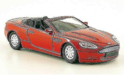 Aston Martin DB9 volante 1/43 Solido cabriolet red 2005 diecast model cars