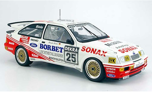 Ford Sierra RS 500 1/18 Minichamps sonax dtm biela 1989 diecast model cars