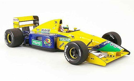 Benetton B191B course 1/18 Minichamps 1992 benetton b 191 b m. brundle diecast model cars