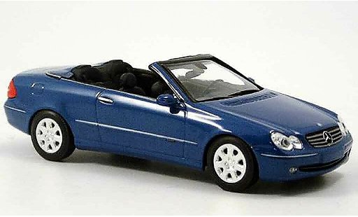 Mercedes Classe CL Cabriolet 1/43 Minichamps K Convertible blue 2003 diecast model cars