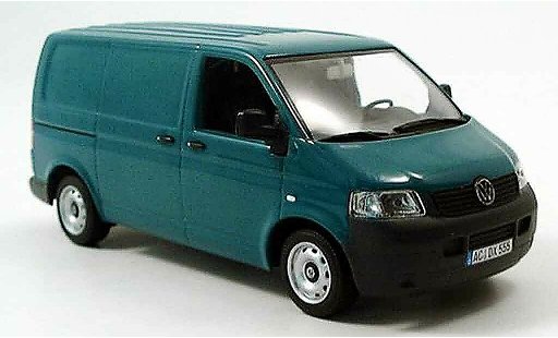 Volkswagen Combi Base 1/43 Minichamps t5 transporter green 2003 diecast model cars