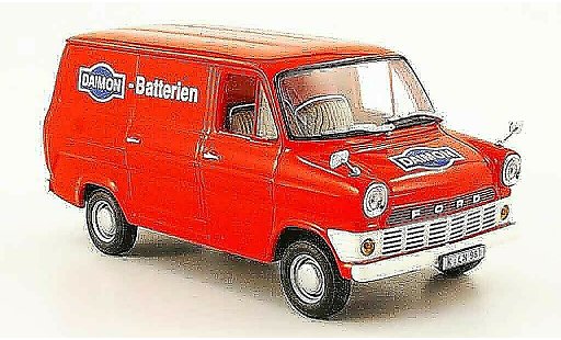 Ford Transit Kastenwagen 1/43 Minichamps Daimon Batterien 1965 diecast model cars