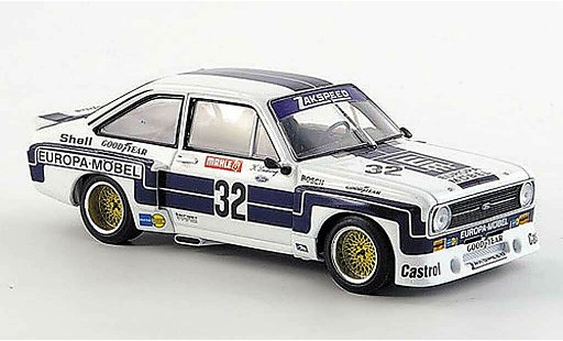 Ford Escort RS 1800 1/43 Minichamps II No.32 Team Zakspeed K.Ludwig DRM Supersprint Nurburgring 1976 diecast model cars