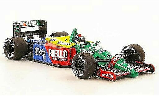 Benetton B189 course 1/43 Minichamps 1989 Benetton B 189 No.20 Riello E.Pirro Saison diecast model cars