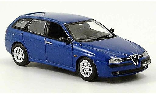 Alfa Romeo 156 sportwagon 1/43 Minichamps blue 2001 diecast model cars