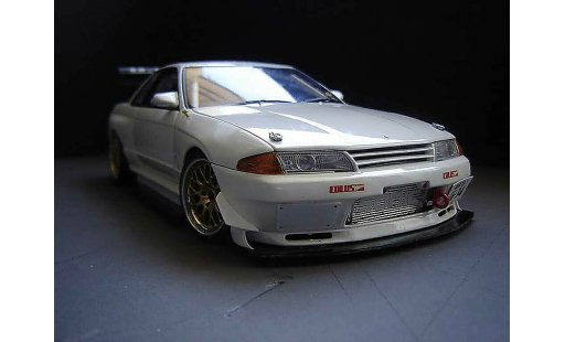 Nissan Skyline R32 1/18 Kyosho Time attack white diecast model cars