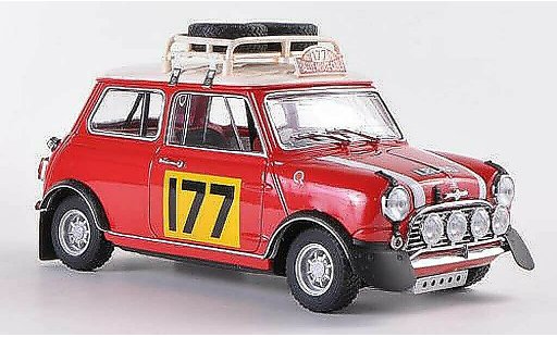 Austin Mini rallye 1/18 Kyosho Rally Cooper S Mk1 No.177 R.Aaltonen / H.Liddon Rally Monte Carlo 1967 diecast model cars