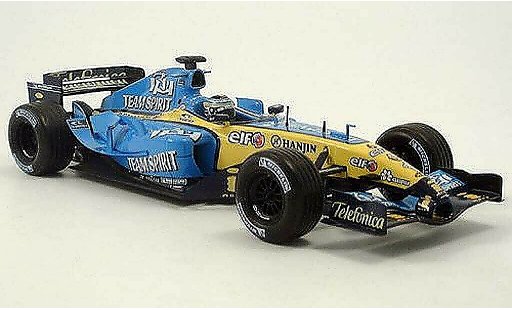 Renault F1 2005 1/18 Hot Wheels g. fisica diecast model cars