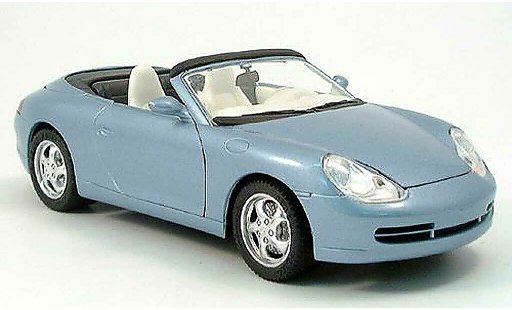 Porsche 911 Cabriolet 1/18 Solido Convertible blue metallized 1998 diecast model cars