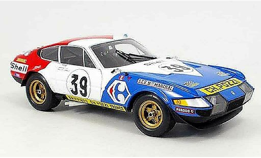 Ferrari 365 GTB/4 1/18 Kyosho no. 39 lm winner carefour 1972 diecast model cars