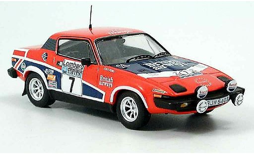 Triumph TR7 1978 1/43 Trofeu RAC Pond Gallagher diecast model cars
