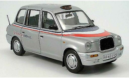 LTI TXI American Airlines 1/18 Sun Star London Taxi grey metallisee 1988 diecast model cars
