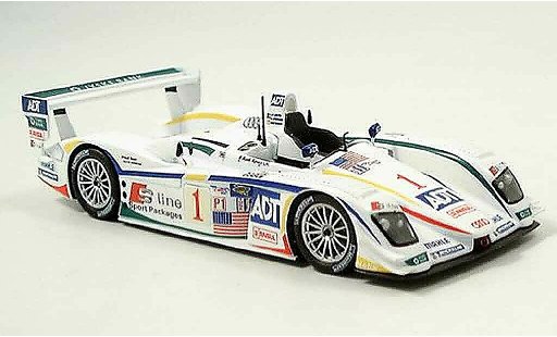 Audi R8 LMP course 1/43 Minichamps 2005 winner Sebring Lehto Werner Kristensen diecast model cars