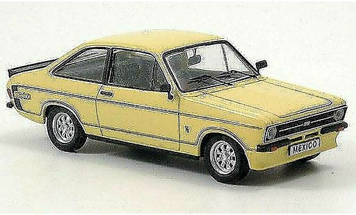 Ford Escort Mexico 1/43 Trofeu yellow diecast model cars