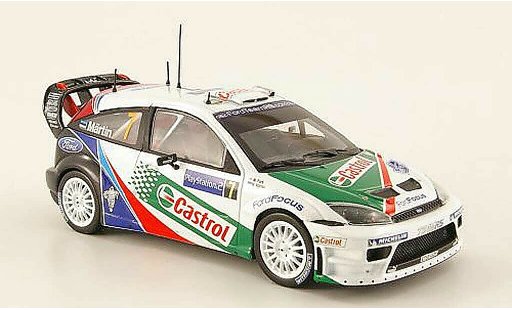 Ford Focus RS WRC 1/43 Minichamps No.7 Castrol winner Rally Korsika 2004 diecast model cars