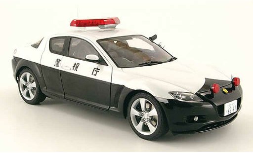 Mazda RX8 Base 1/18 Autoart japanische police diecast model cars