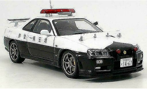 Nissan Skyline R34 1/18 Autoart gtr police diecast model cars