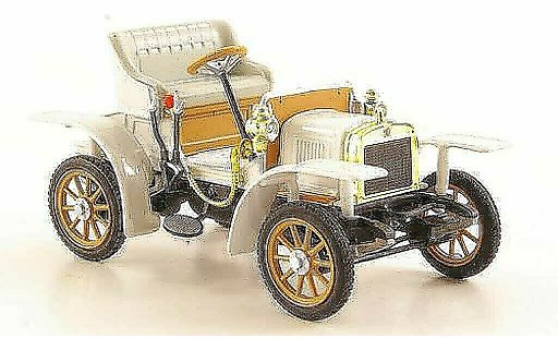 Laurin Klement Voiturette Base 1/43 Abrex Laurin-Klement white diecast model cars