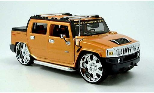 Hummer H2 SUT 1/18 Maisto concept orange tuningcar playerz diecast model cars