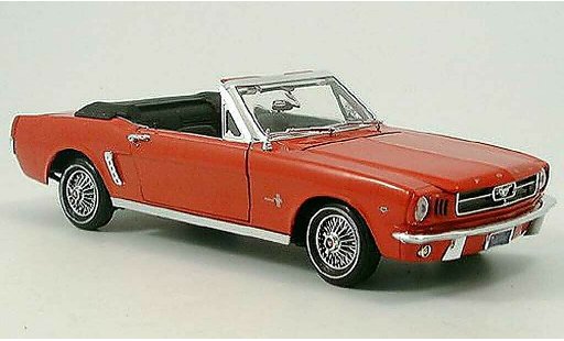 Ford Mustang Convertible 1/18 Motormax red diecast model cars