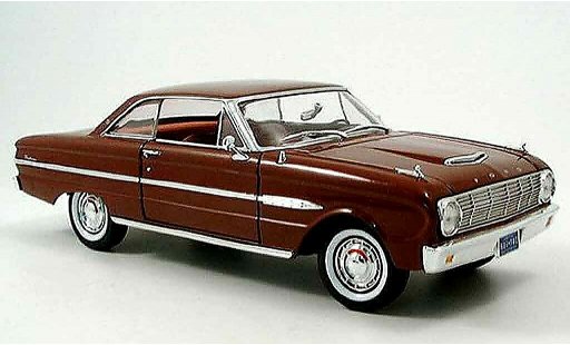 Ford Falcon coupe 1/18 Yat Ming brown 1963 diecast model cars