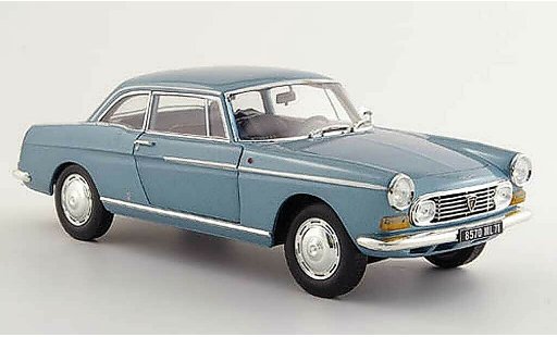 Peugeot 404 coupe 1/18 Norev grey blue diecast model cars