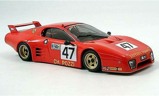 Ferrari 512 BB LM 1/43 IXO No. 47 Ballot Le Mans 1981 diecast model cars
