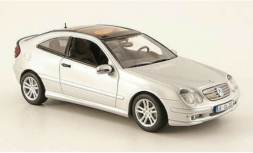 Mercedes Classe C Coupe 1/43 Minichamps Sport (CL203) grey 2000 diecast model cars