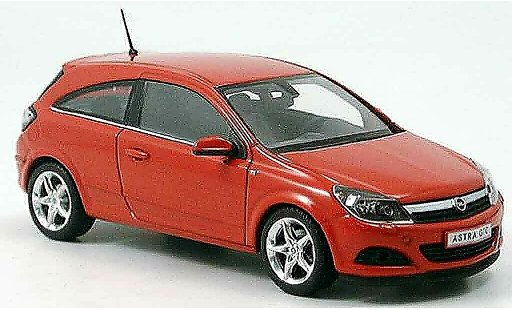 Opel Astra GTC 1/43 Minichamps red 2005 diecast model cars