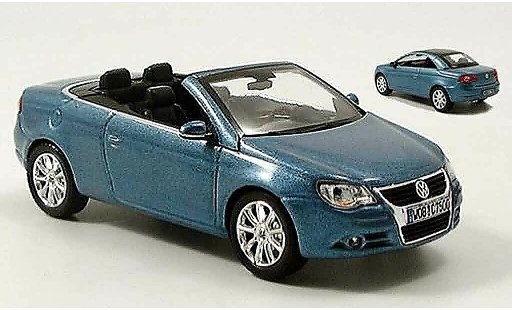 Volkswagen Eos Base 1/43 Norev cabrio blue avec hardtop diecast model cars