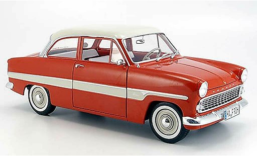 Ford Taunus 12M 1/18 Revell red/white bandes 1962 diecast model cars
