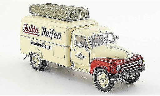 Hanomag L28 Kastenwagen 1/43 Schuco Van Fulda Reifen diecast model cars